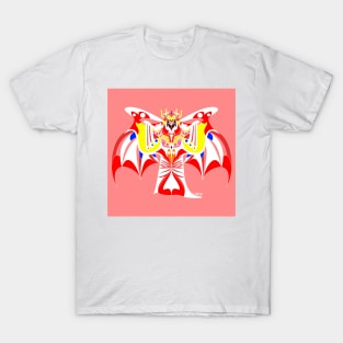 uukum soots the camazots vampire in mexican tribal art in the mayan pattern kaiju beast T-Shirt